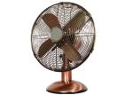Strong Wind 30cm Metal Tabletop Fan , 45W Oil Rubbed Bronze Floor Standing Fan