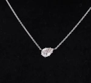 China Synthetic HPHT CVD Lab Grown Diamond Jewelry Necklaces VS Clarity wholesale
