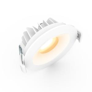 China Warm White Dimmable COB LED Downlight Durable Recessed 9W IP54 wholesale
