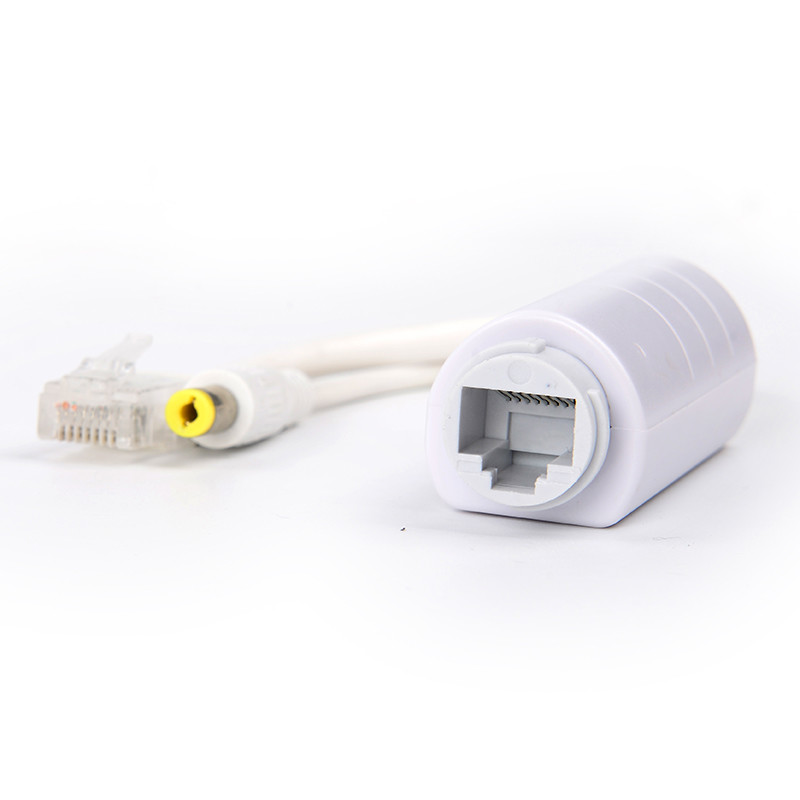 DC12V 1A standard IEEE802.3af 100Mbit POE Splitter PD support 37V-57V voltage transmission