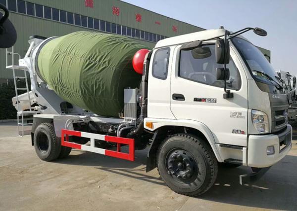 Quality 4CBM Ready Mix Concrete Mixer Trucks 4000 Liters , 4X2 Mini FORLAND Self Mixing Concrete Truck for sale