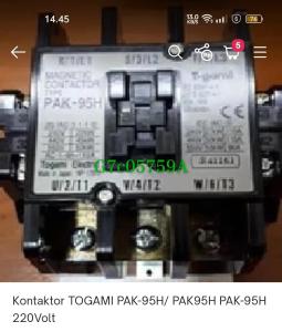 China Hitachi screw compressor maintenance accessories togami contactor pak-95h G7C05759A wholesale