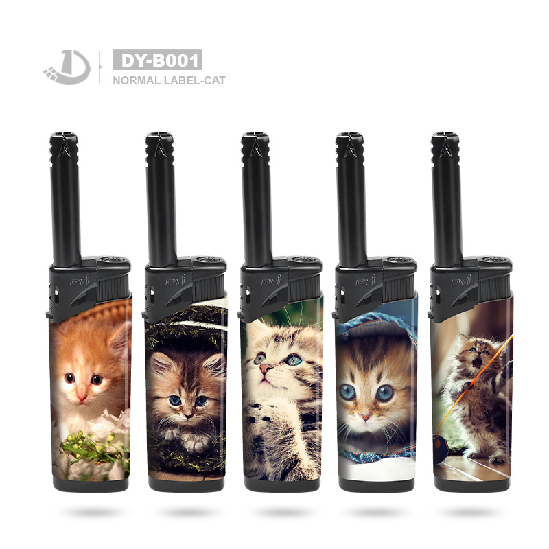 Dy-B001 Mini Kitchen BBQ Butane Gas Electronic Lighter for Fireplace