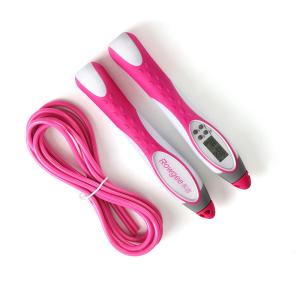 China Anti Slip Handle Weighted Jump Rope Neutral Gender Pink Speed workout skipping rope wholesale