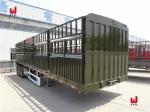 Tri Axles Truck Semi Trailers 60t Horse Livestock Trailers