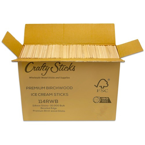 Disposable Wood Timber Craft Bulk Popsicle Sticks For Ice Cream