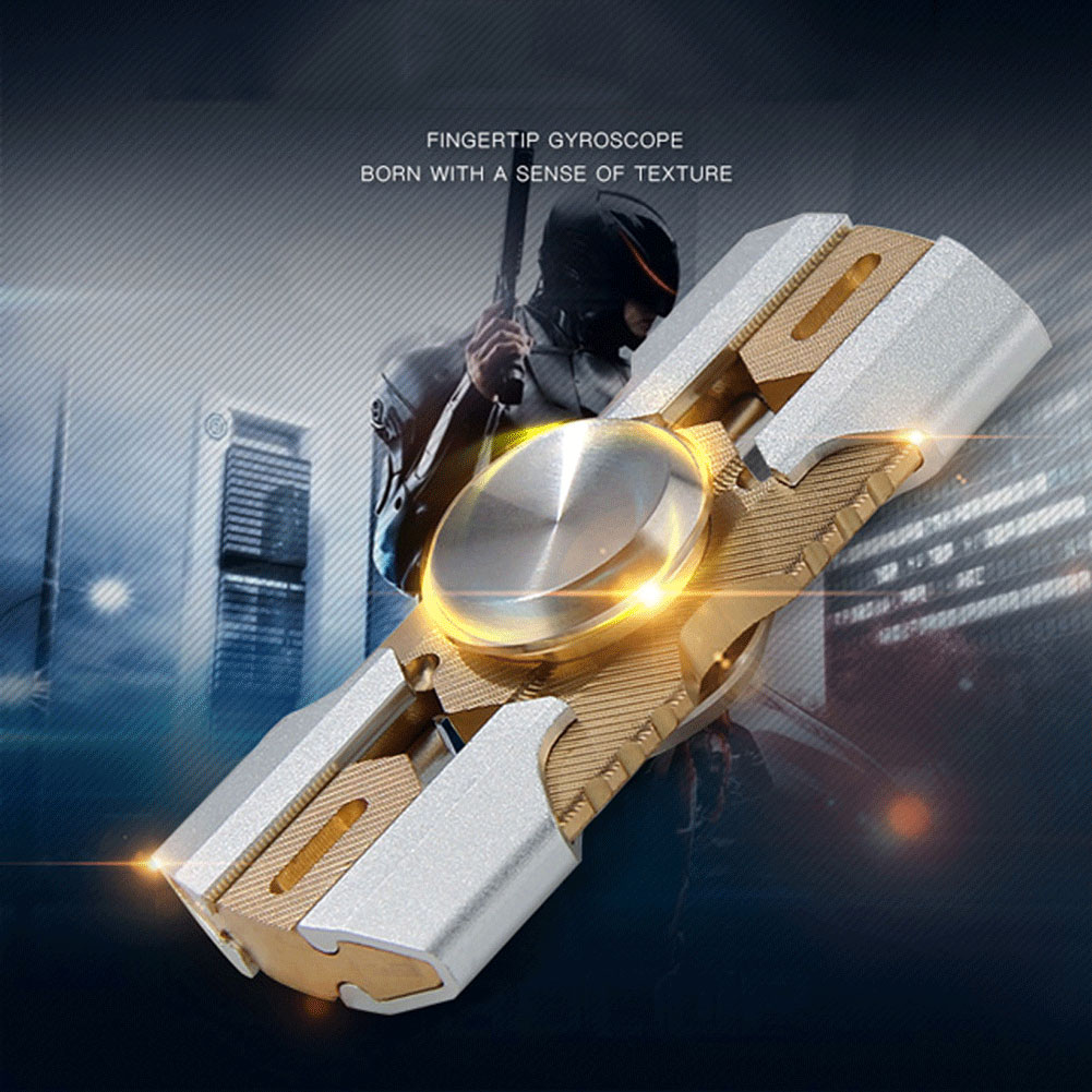 Pure Copper Mechanical Armor Metal Hand Spinner Fidget Toy for Adults Pressure Relief