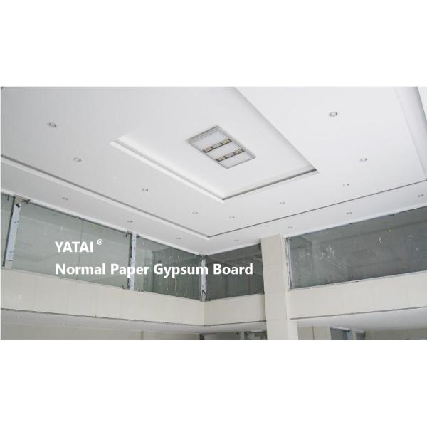 Screw Fixing Normal Gypsum Board Fire Resistant For Partition Wall