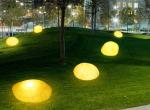 Simulated Glowing Stone LED Outdoor Landscape Lamps Waterproof Pebble Low
