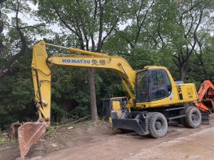 China Compact Japan Used Komatsu Excavator PC150W-6 Used Wheel Excavator wholesale