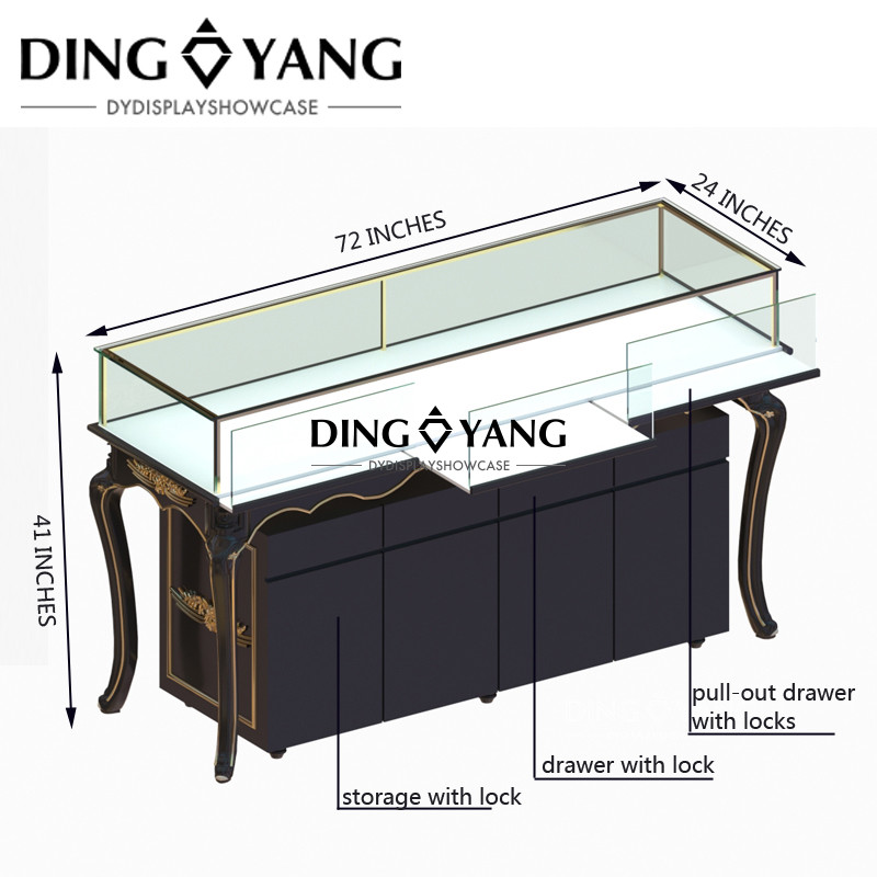 Custom Jewelry Displays Showcase Boutique European Style Beautiful Appearance