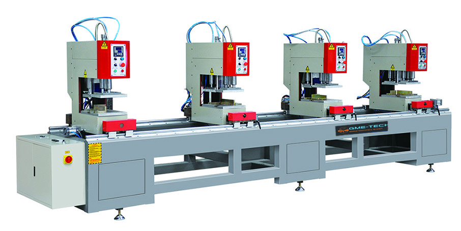Automatic upvc window corner welding 2mm welding seam machine, precision window corner welding