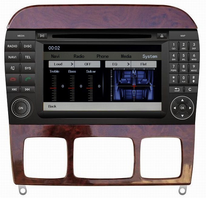 Ouchuangbo Auto GPS Navigation for Mercedes Benz S W220 1998-2005 USB iPod DVD Radio Stereo System OCB-1505