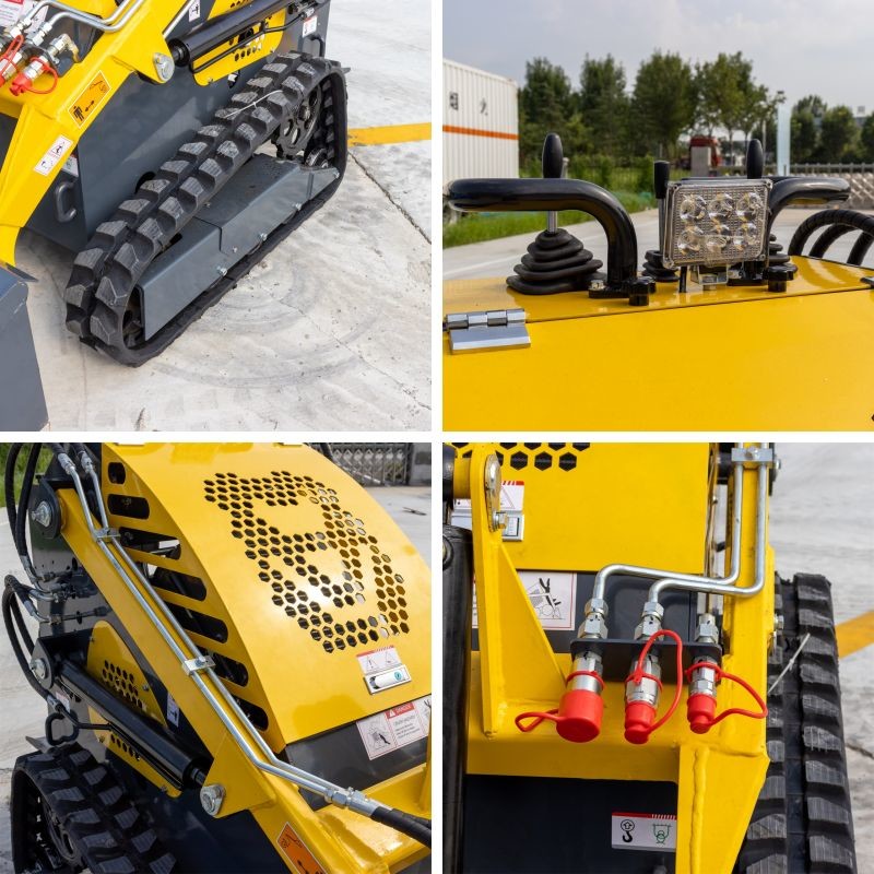 13.5hp Mini Skid Steer Loader 3000rpm Rated Speed 0.06m3 Bucket Capacity