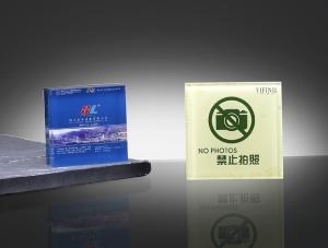 China Perspex printed name badges wholesale