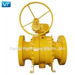600LB WCC Gear Operated Ball Valve 16 Inch Carbon Steel Socket Welded