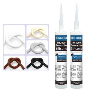 China Customized Clear Aquarium Silicone Sealant Weatherproof 280ml 300ml wholesale