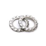DIN6798 Type A Spring Steel Washers Stainless Steel 304 Serrated External Tooth