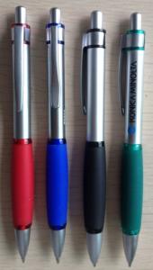 China Metal Ball Pen with rubber wholesale