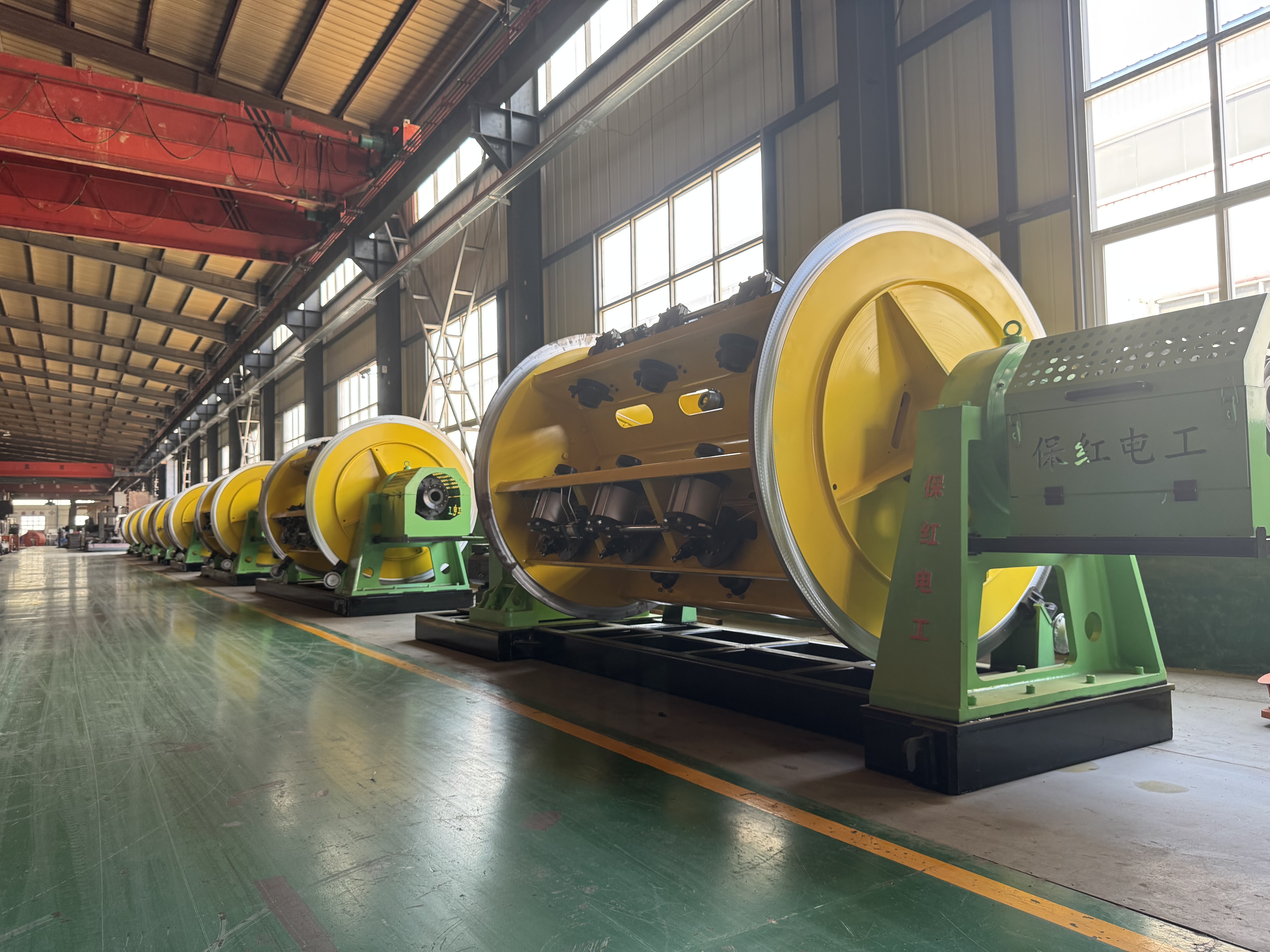 Rigid Stranding Machine for Wire/Cable Production – 6+12, Suitable for 630mm Reels