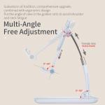 White Black Desktop Mobile Phone Holder Stand Foldable Stable Nonslip