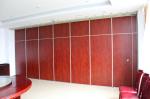 Unique Acoustic Folding Partition Walls Fabric Surface Sliding Aluminium Roller