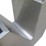 Customized Design Letter Shape Flower Pot Outdoor Stainless Steel Planter Pot