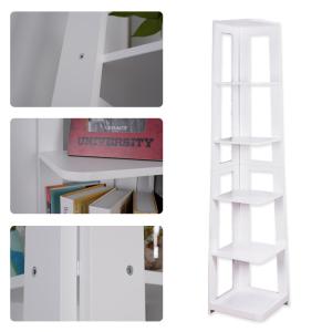 China 190CM Trapezoidal 5 Story Corner Ladder Bookshelf wholesale