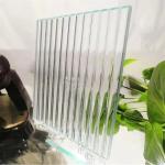 Industrial Moru Tinted Patterned Glass Toughened Fluted for Bath Kitchen Living