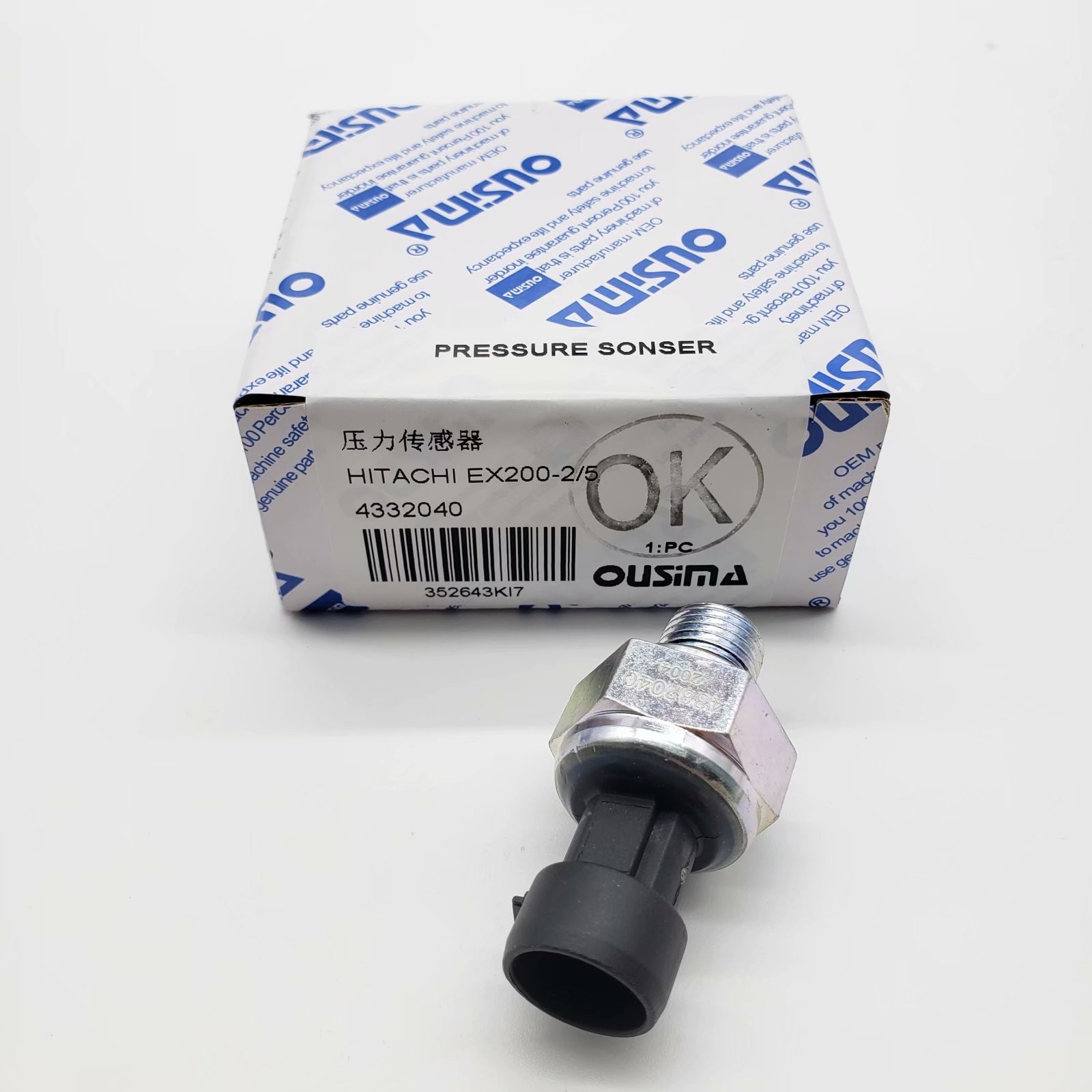 OUSIMSA Pressure Switch 4332040 For Hitachi Excavator EX200-2/5 Spare Parts