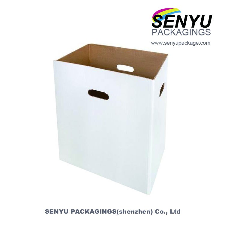 White Corrugated Shipping Boxes / Carton Corrugated Mailer Boxes ISO