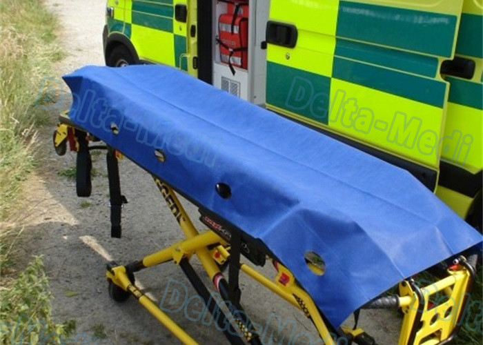 Stretcher Style Disposable Bed Sheets , Disposable Patient Transfer Sheets for first aid