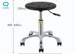 PU 325x40mm Anti Static Stainless Steel ESD Adjustable Lab Stool