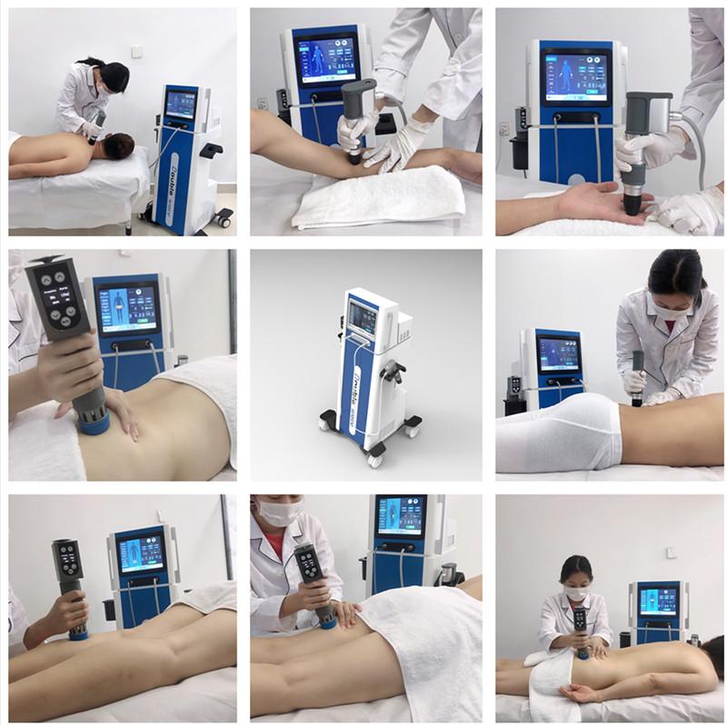Vertical 2 In 1 Shockwave Therapy Machine Electronmagnetic System