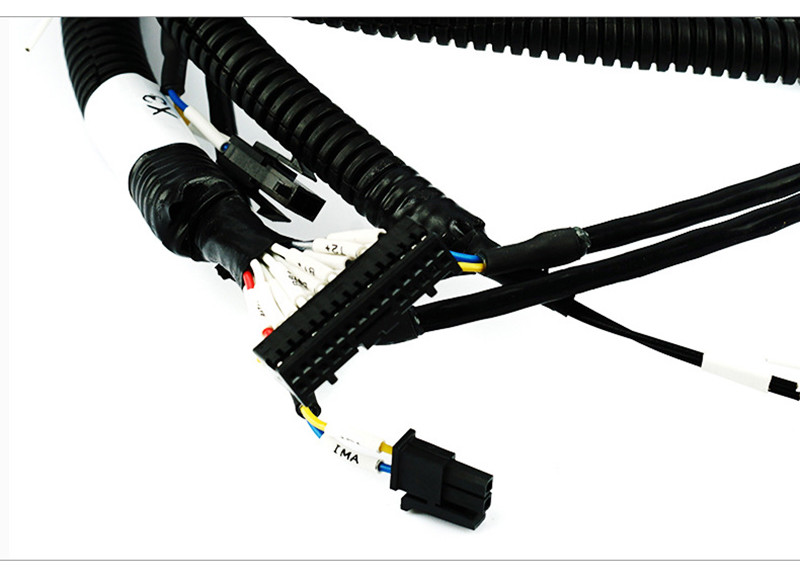 Low frequency 89 Hole ECU Wiring Harness Electric Vehicle Transfer Wiring