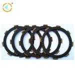 Yellow Motorcycle Clutch Parts / Rubber Clutch Friction Plate For CG125