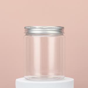 China Customizable Logo Printed Plastic Jar Containers with Lids wholesale