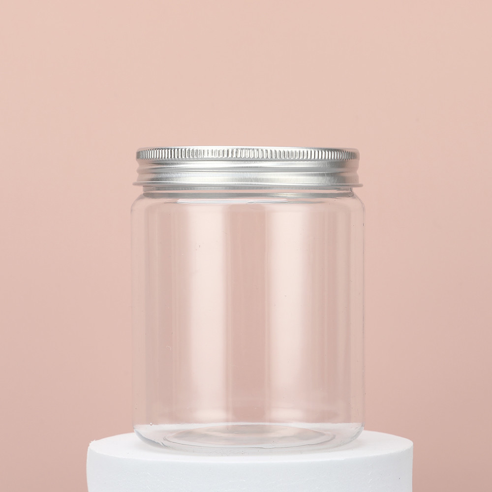 Customizable Logo Printed Plastic Jar Containers with Lids