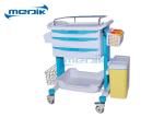 Movable ABS Hospital Trolley Clinical Medicine Medical Crash Cart Delivery