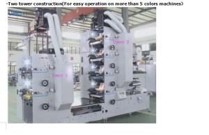 China 450mm Flexo Label Printing Machine Flexographic UV Adhesive Label Printer wholesale