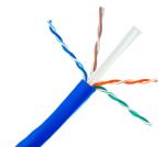 LSZH Sheathed 23 Awg Ethernet Utp 4 Pair Cat 6 Lan Cable Cable 305m