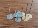 12Gauge 38mm Ductwork Metal Cupped Head Weld Pins , Rock Wool Insulation Weld