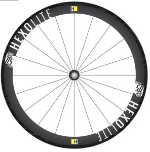 China White Paper Road Bike Rim Decals Vivid Patterns Indoor Or Outdoor Use wholesale