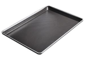 China Black Non Stick Baking Tray Thickness 0.7 mm Greaseproof For Bread Cake wholesale