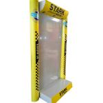 POS Retail Metal Hanging Hardware Display Rack Stand LED Light LOGO Custom