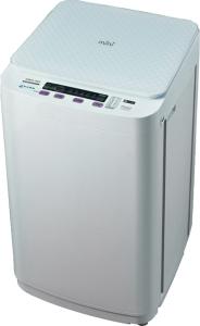 China Mini Top Load Washing Machine With Stainless Tub Glass Cover Pink And White Color wholesale