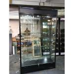 Glass Custom Retail Display Cabinets Small Tobacco Store Lockable Smoke Shop