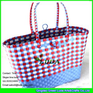 China LUDA big size summer lady shopping pp straw beach bag wholesale