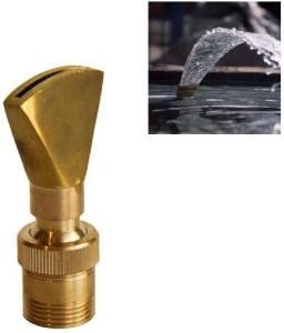 China 1&quot; Fully Brass Adjustable Direction Fan Water Fountain Nozzle Jet Water Pond Sprilker wholesale