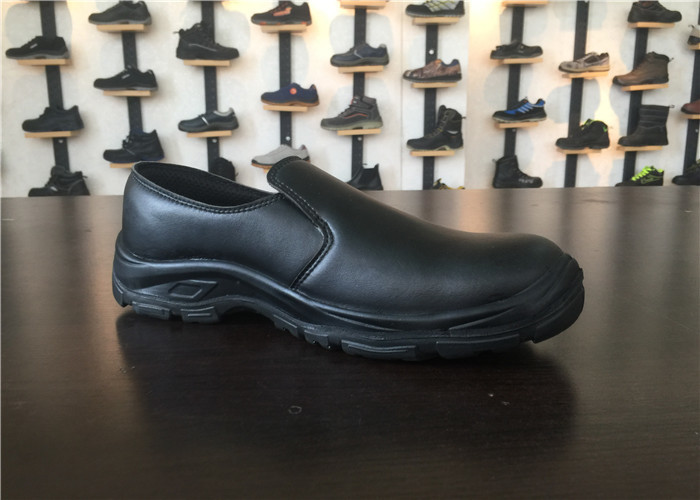 Fashionable Womens Leather Boat Shoes , Low Heel Work Shoes Without Lace
